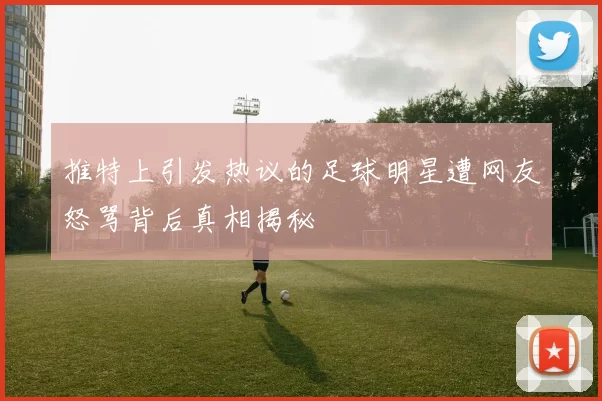 推特上引发热议的足球明星遭网友怒骂背后真相揭秘